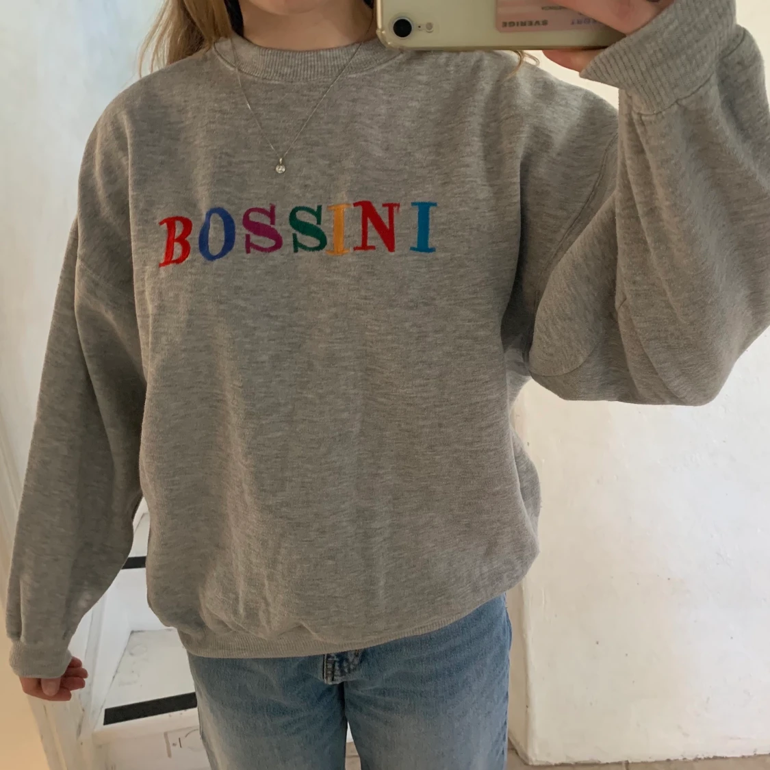 Grå Sweatshirt