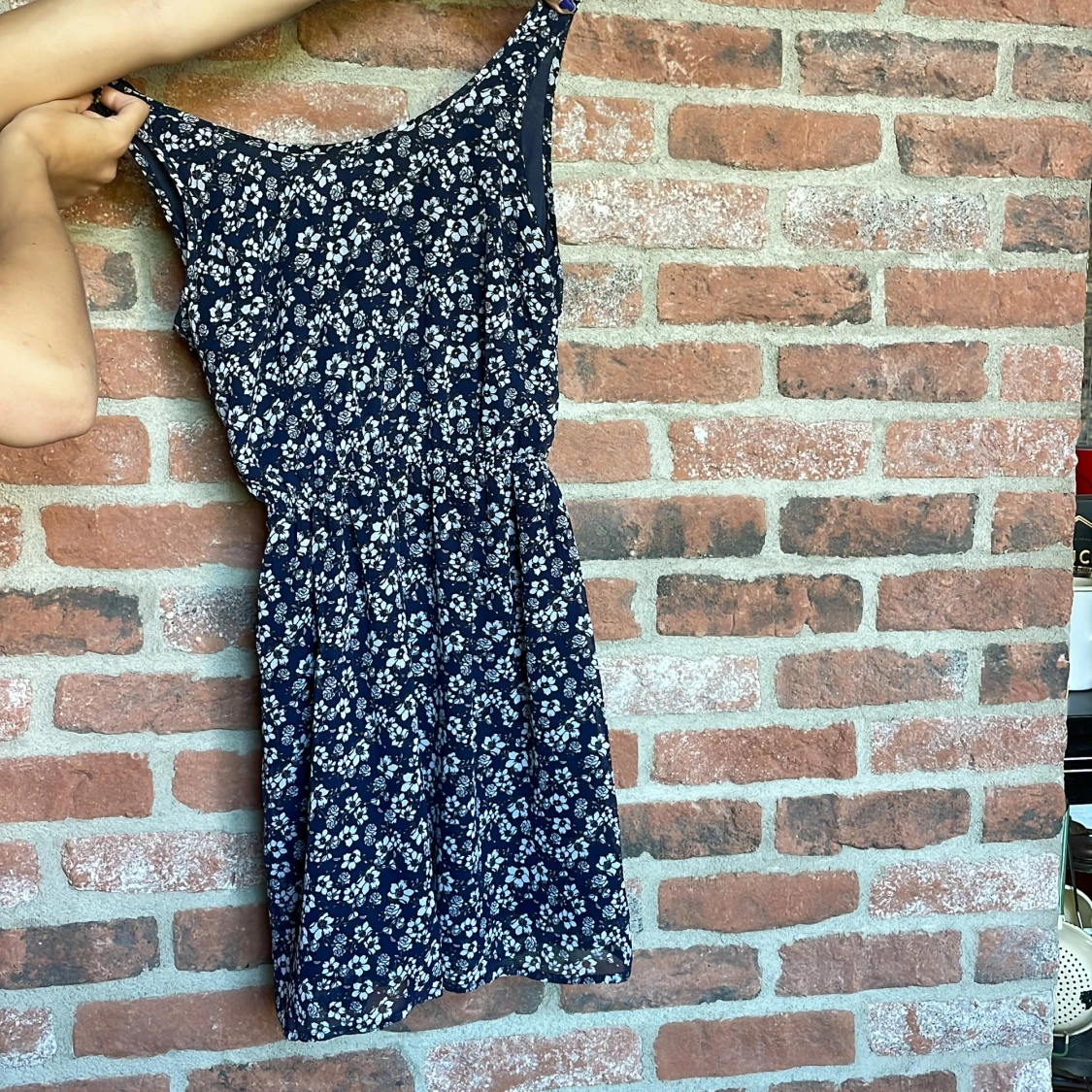 Blommig klänning Storlek 38