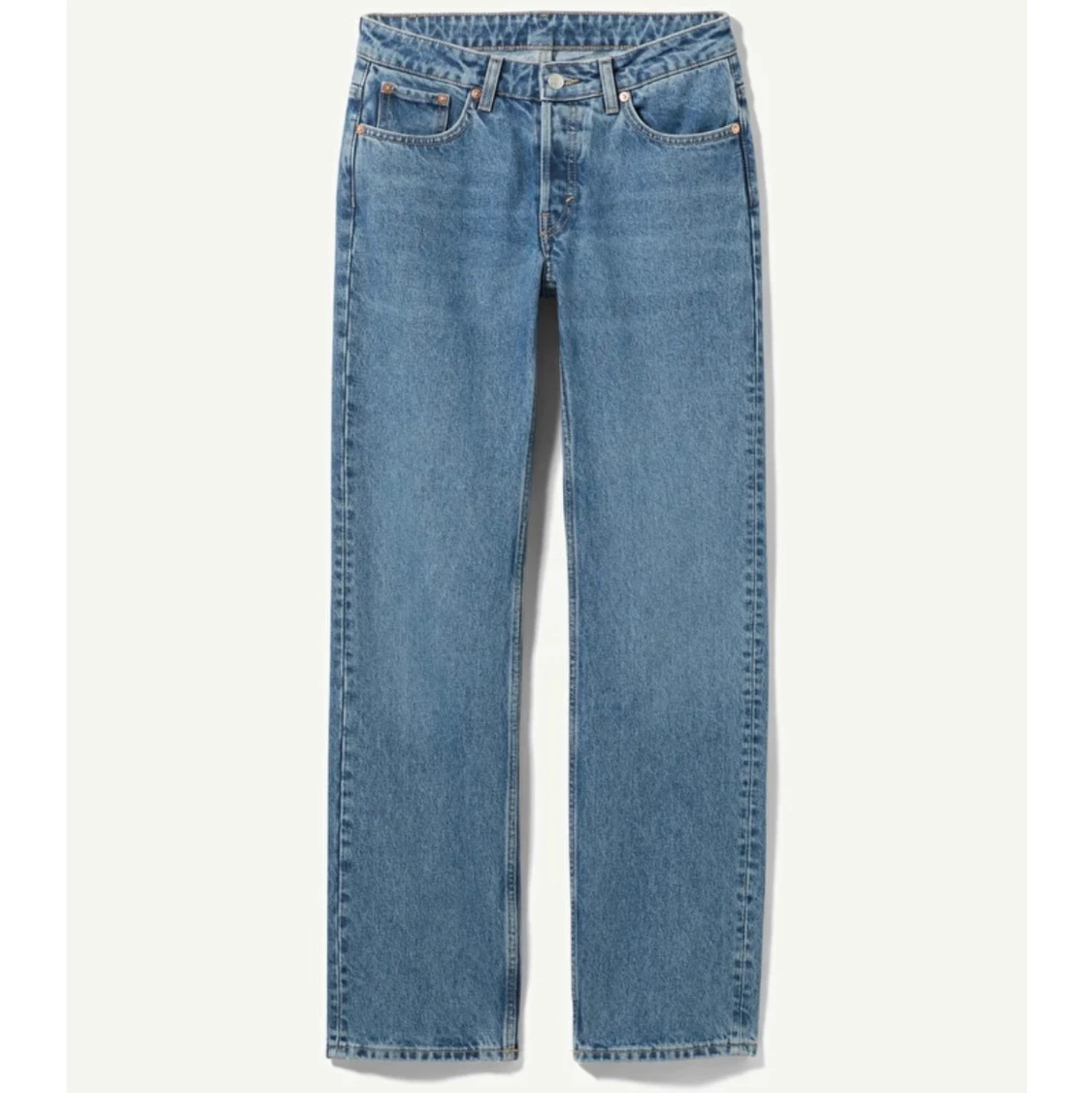 Pin Mid straight jeans