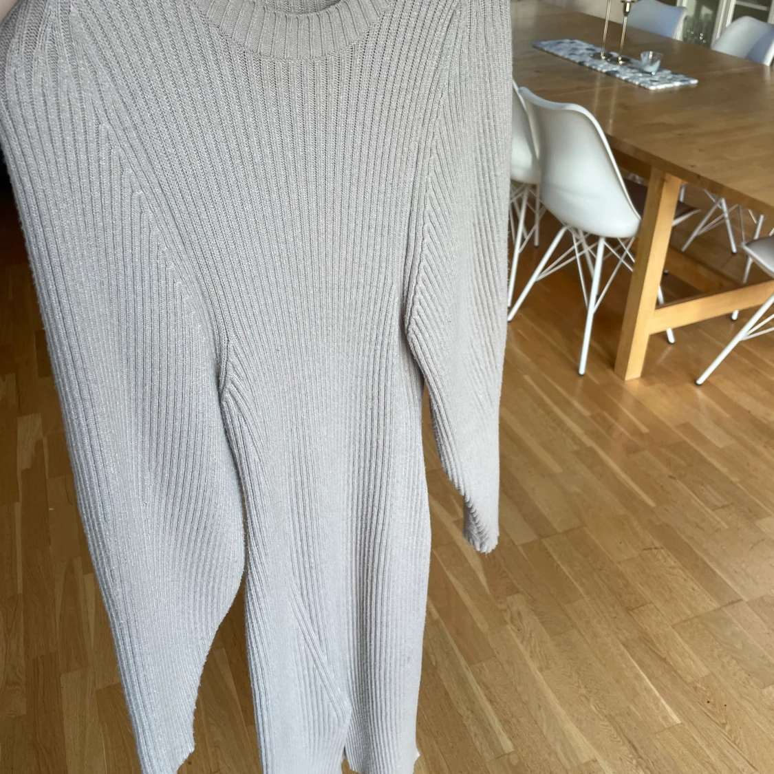 superfin stickad höstklänning - 91