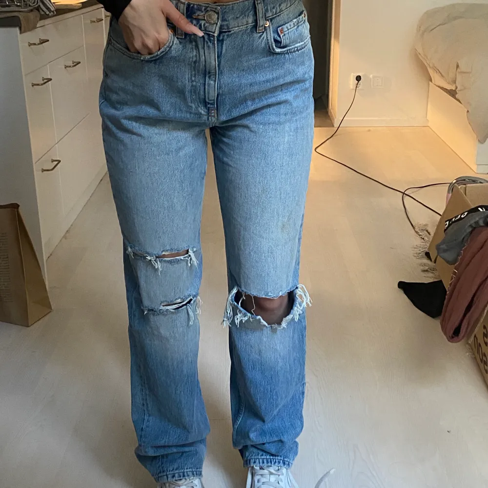 90’s baggy jeans från Gina, knappt använda 😍 . Jeans & Byxor.