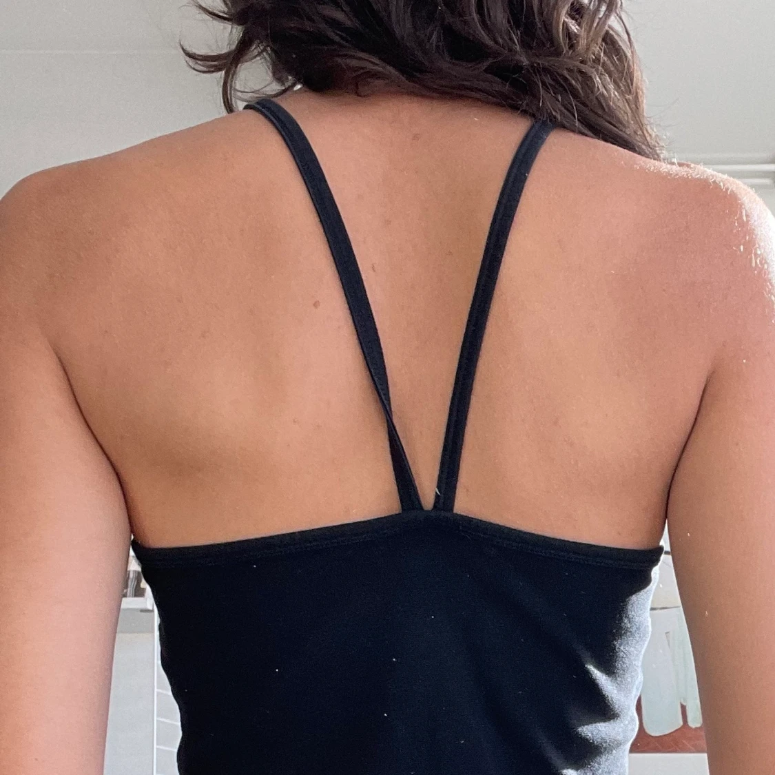 Snyggt Svart linne y2k - 90