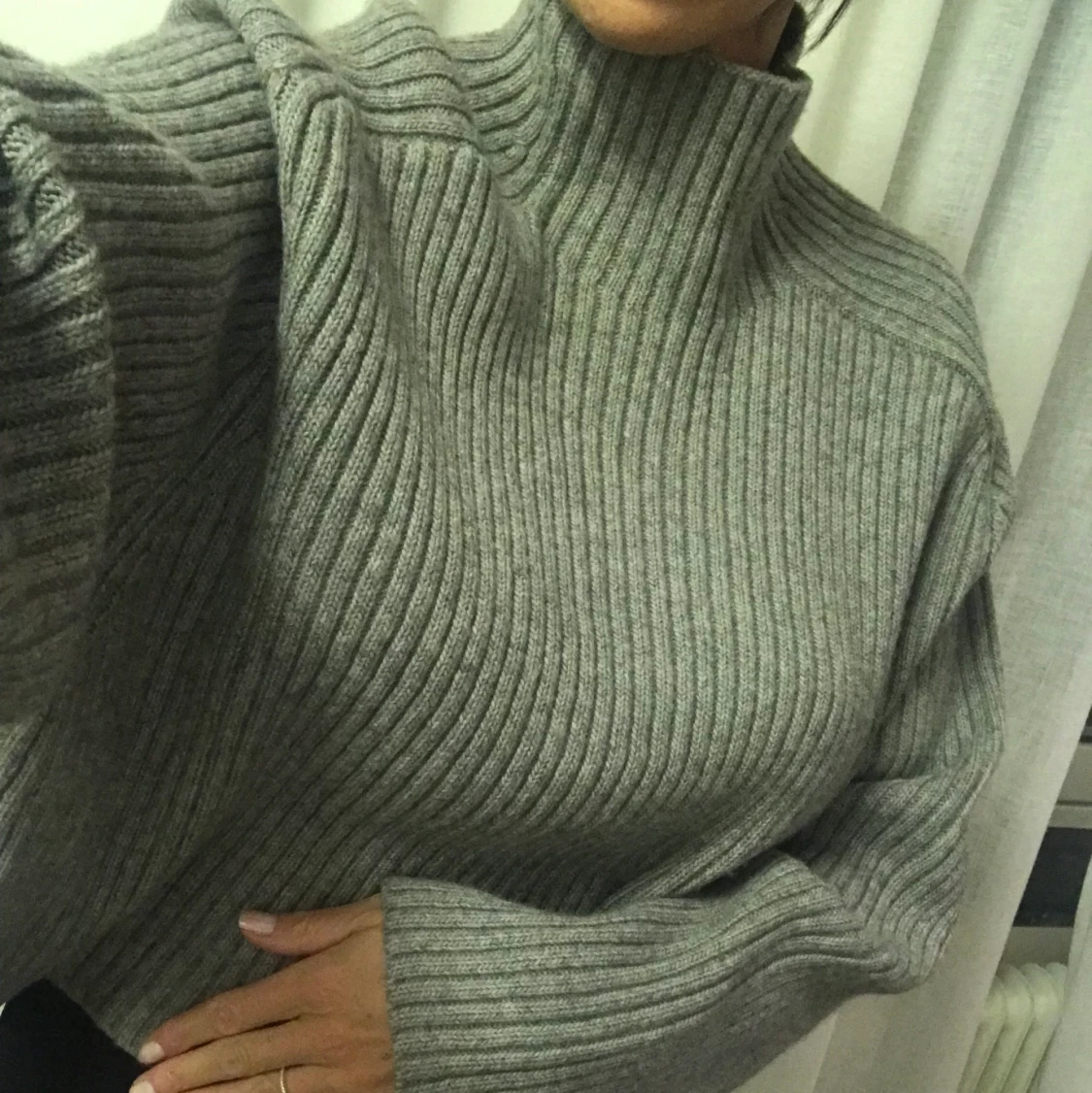 Stickad tröja från HM