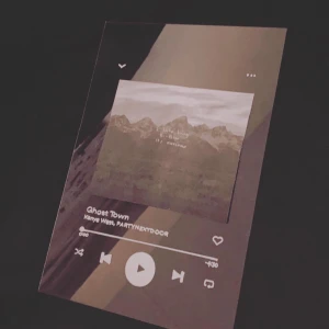 Custom glas tavlor  - Spotify glass frame. En custom glastavla där ni själva får välja musik, album. Perfekt som present. Träff i T-centralen. 