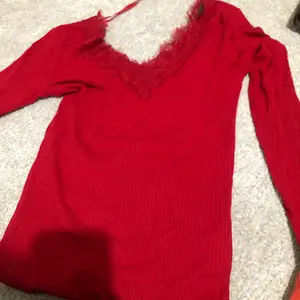 Röd fin höst, vinter tröja 