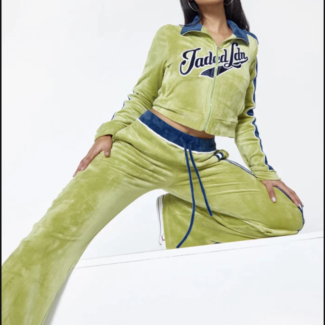 Green Velour Jaded London - 90