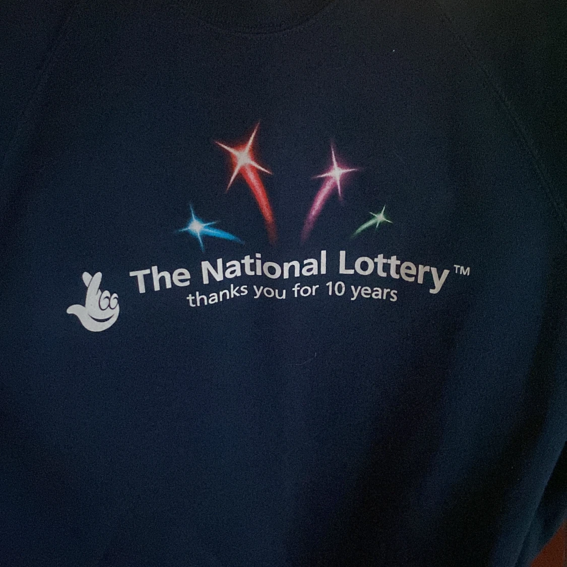 Blå Sweatshirt  - 90