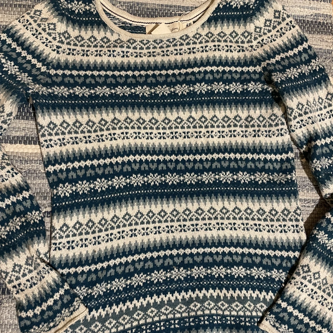 mönstrad vintertröja