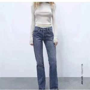 Mid rise zara jeans - Jättefina jeans som tyvärr inte kommer till användning