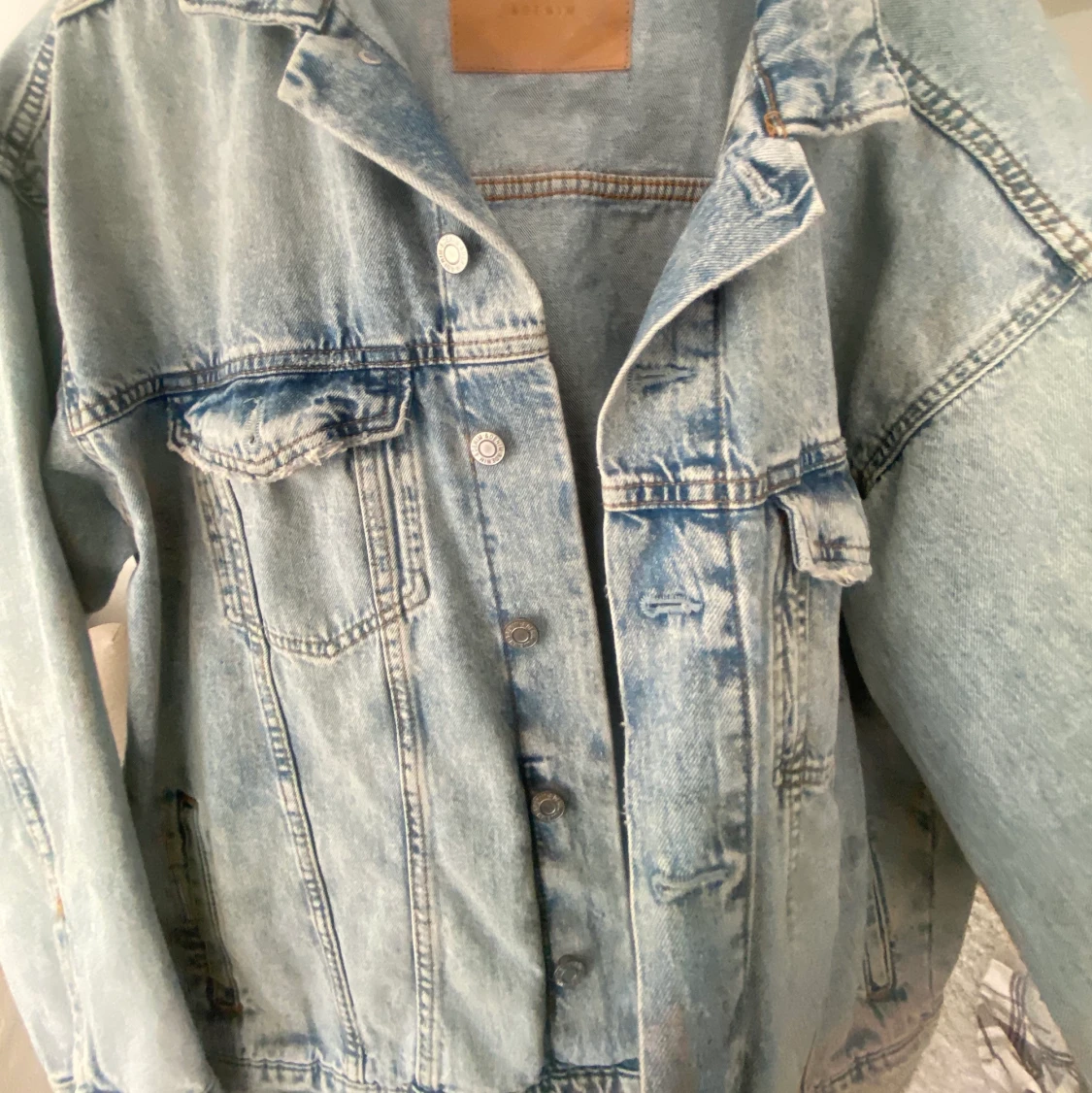 Jeans denim jacka - 90