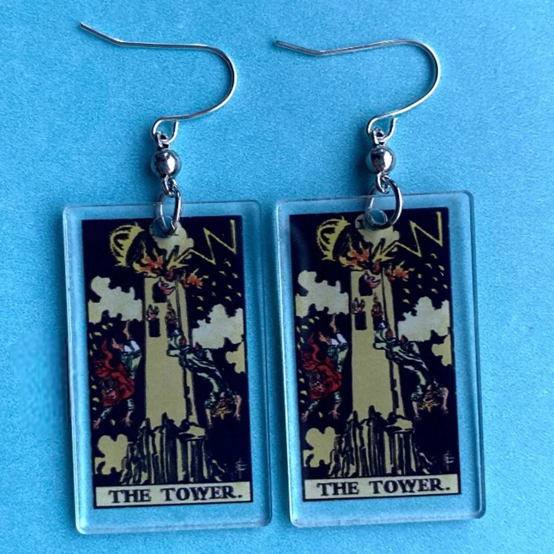 Tarotkort örhängen 💙