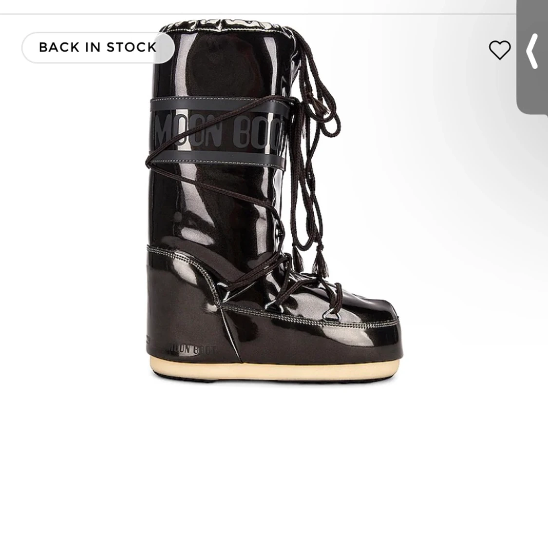 Moonboots vinile met black