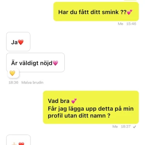 Nöjd kund 💕 - Nöjd kund. Köpte oanvänd smink