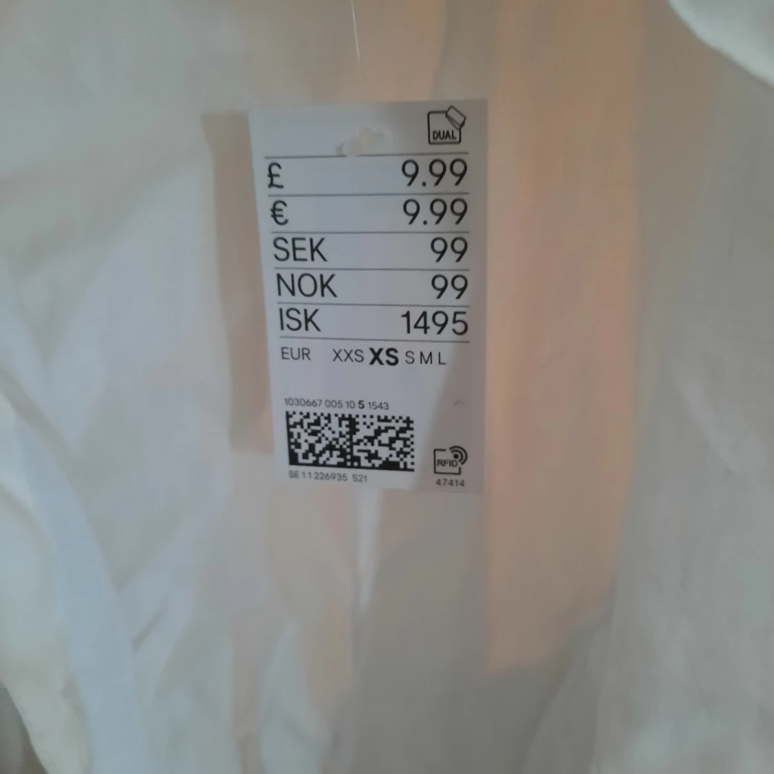 Croppad skjorta  - 90