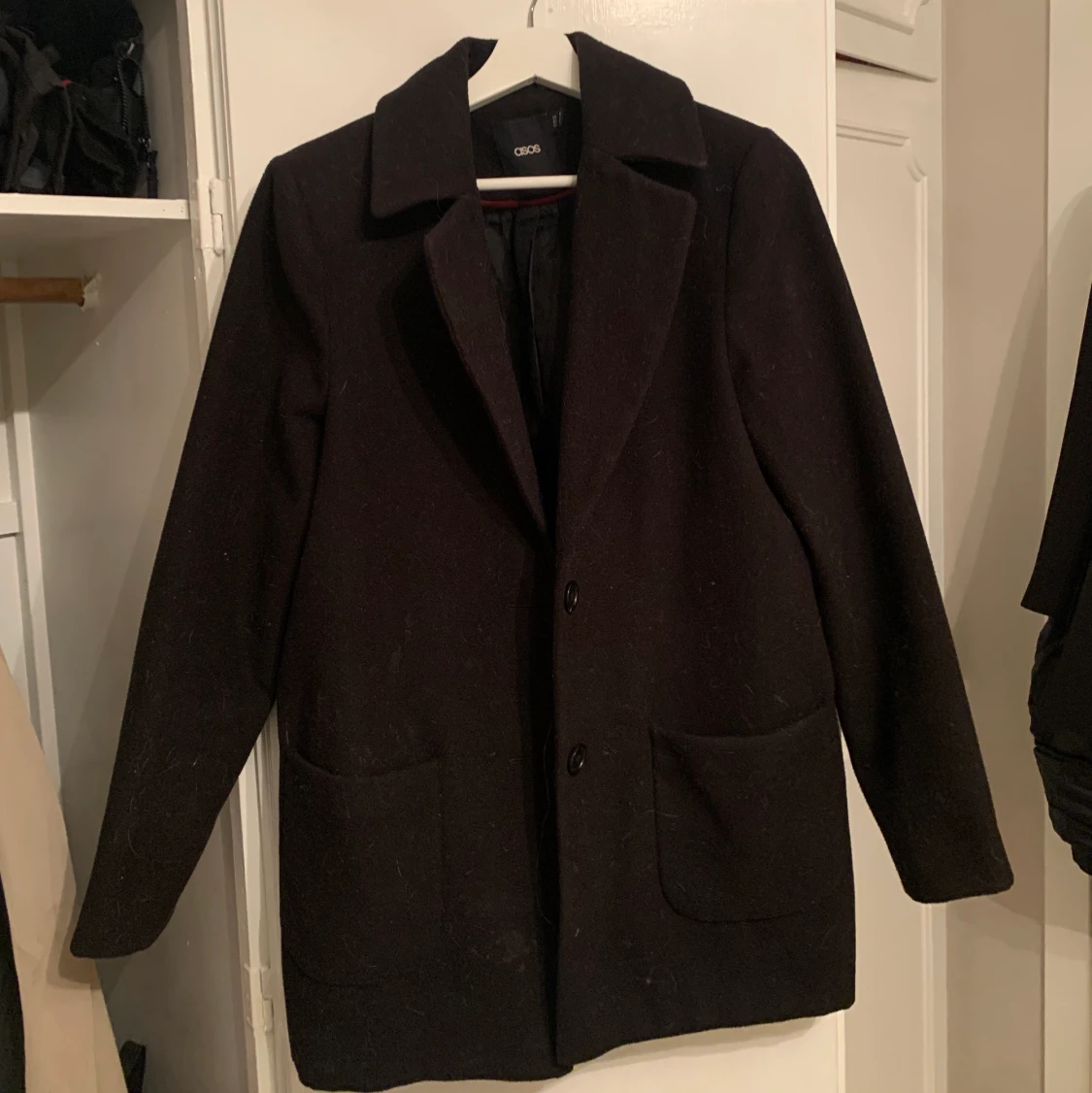 Svart kappa från asos