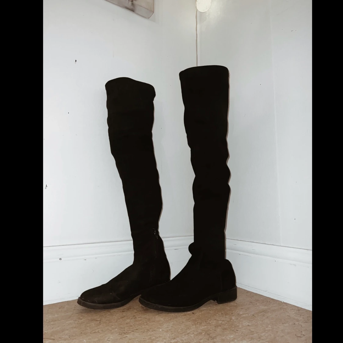 Overknee skor/stövlar utan klackar 