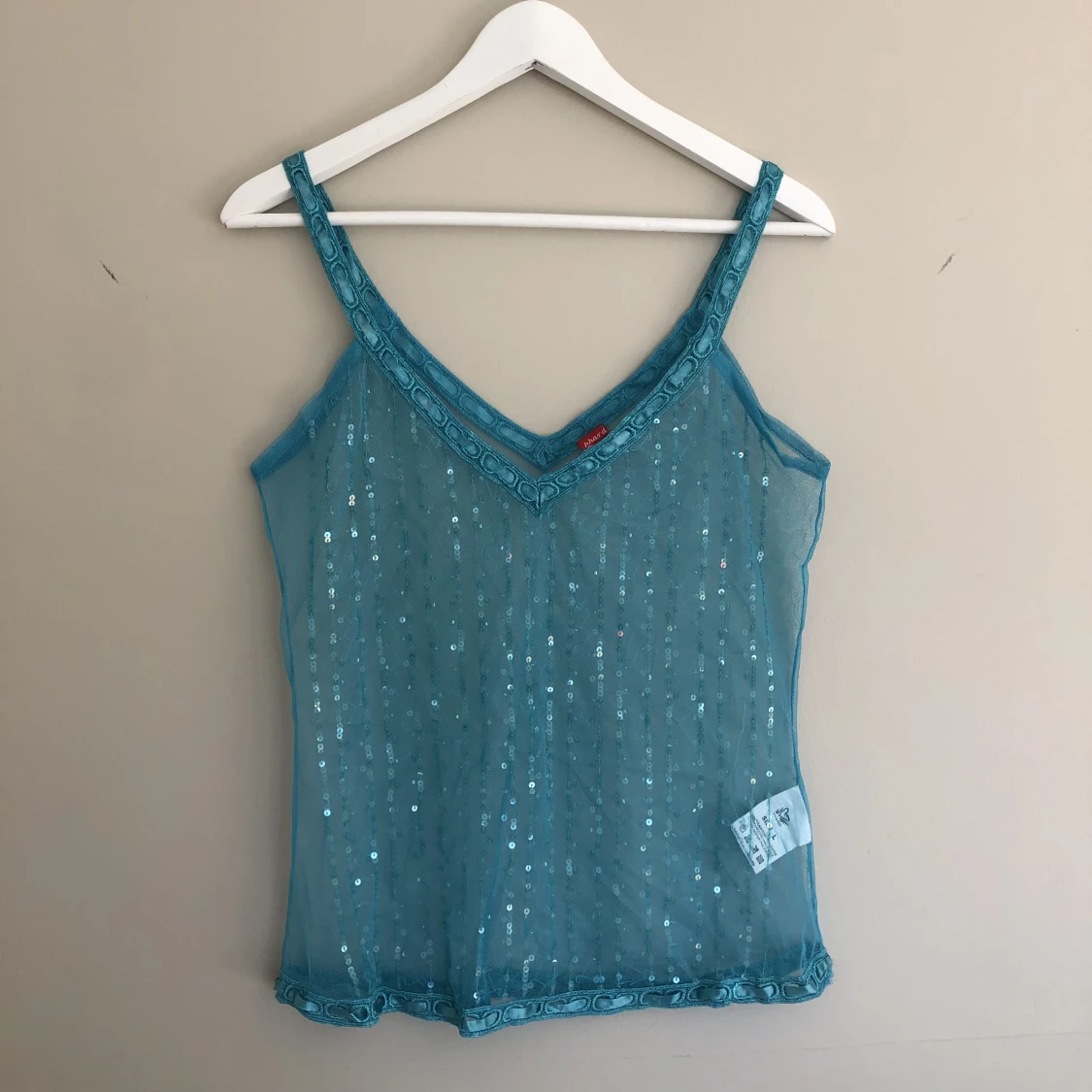 Lingerie turkos/blå med paljetter