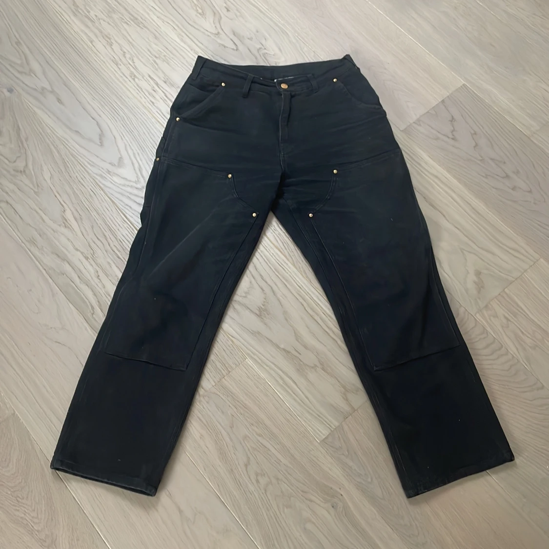 Carhartt Double Knee Svarta - 90