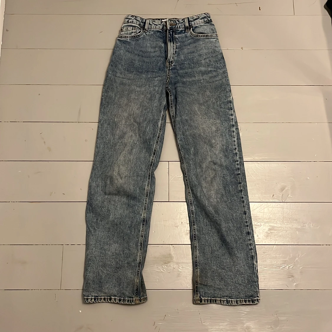 VANJA Vida high waist jeans med croppat ben