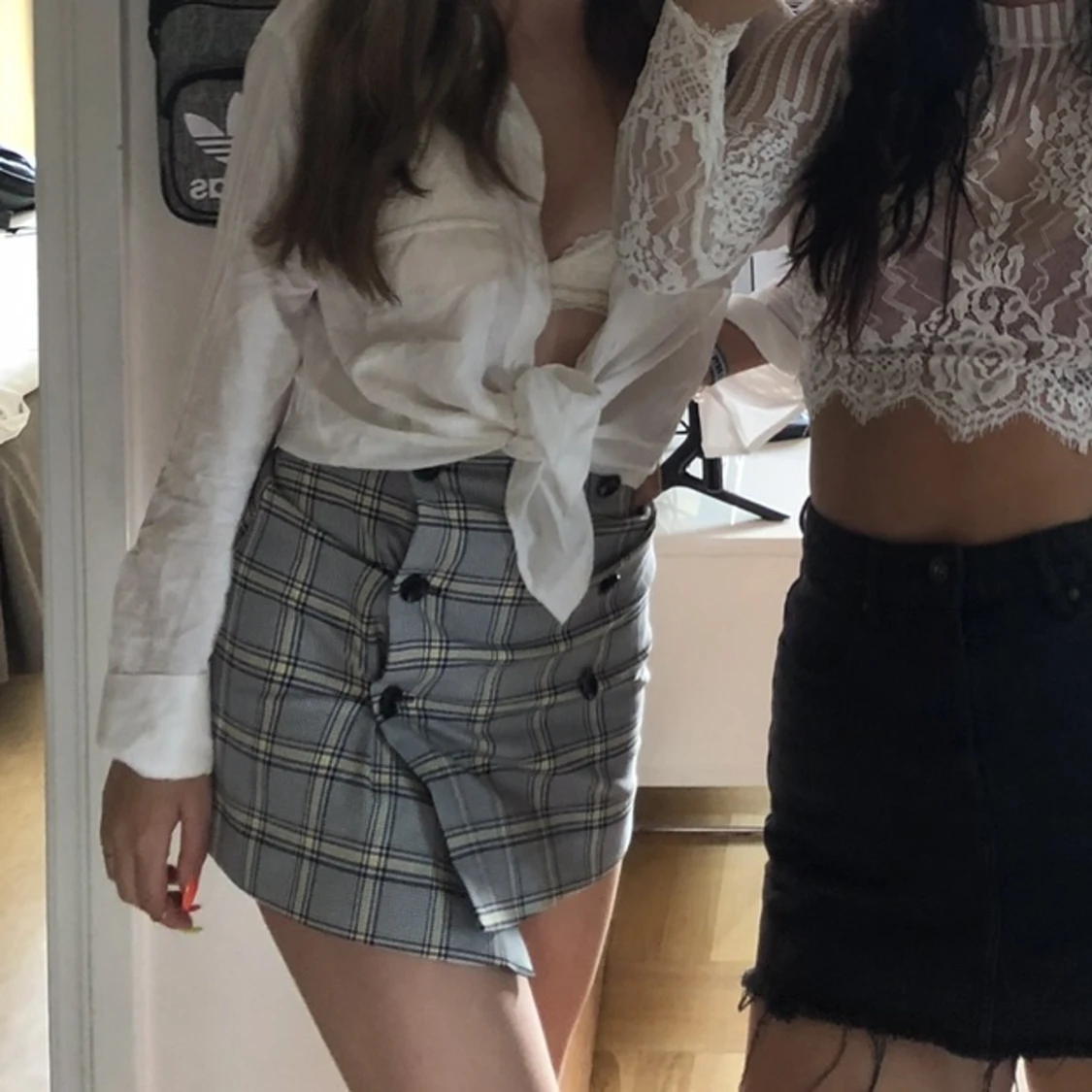 Kjol med knappar  - 91