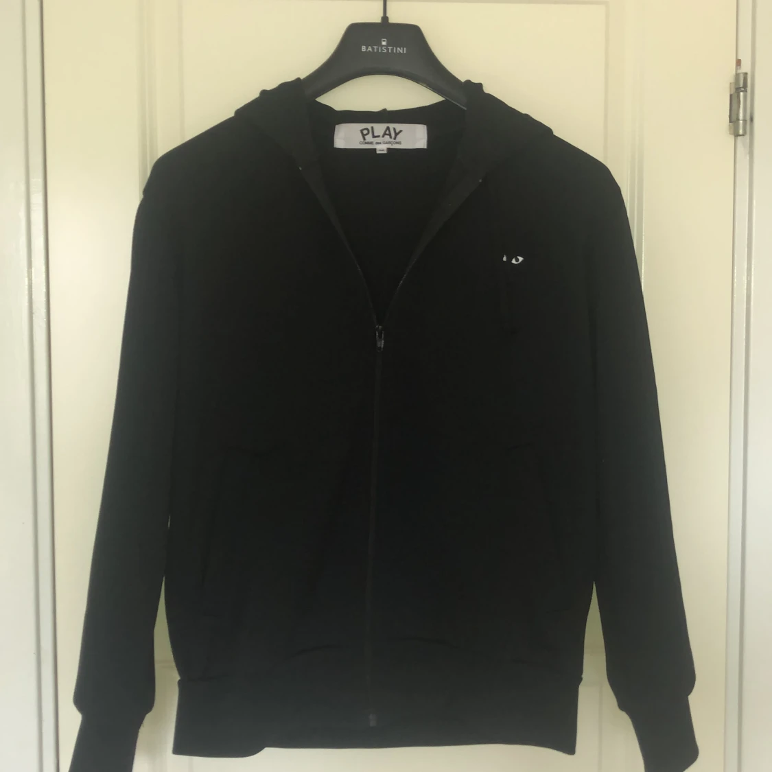 PLAY - Cdg Svart zip hoodie