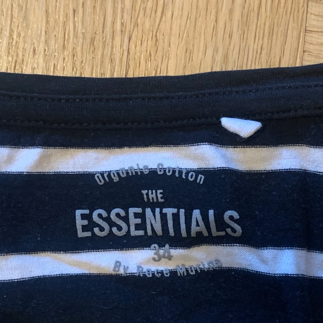 Randig långärmad tröja, strl 34 - 90