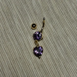 Piercing med stenar i cubic zirkonia  - Brass piercing med stenar i cubic zirkonia✨ Fri frakt