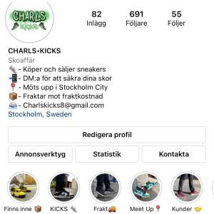 In och följ @charls.kicks på Instagram för mer alternativ av skor. Vi är mer aktiva på Instagram när vi släpper nya sneakers, håll utskick 👀