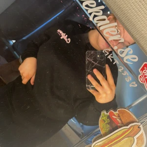 Tröja  - Säljer denna super fina tröja som är från shein, jag använder den inte så känner att det kan komma till användning hos någon annan! Den är i stolek L men sitter som en M. En litet tryck fram och ett stort tryck där bak. Trycken är i bra skick och det håller när man tvättar tröjan. Den är jätte fin! Pris diskuteras med mig!