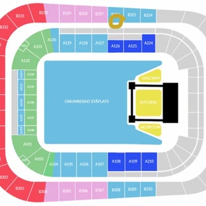 Harry Styles biljetter Sthlm 29/6 - Säljer två biljetter i sektion 326 rad 5. Köpta för drygt 800 kronor. Jag säljer båda för 1500kr. 💖💖💖