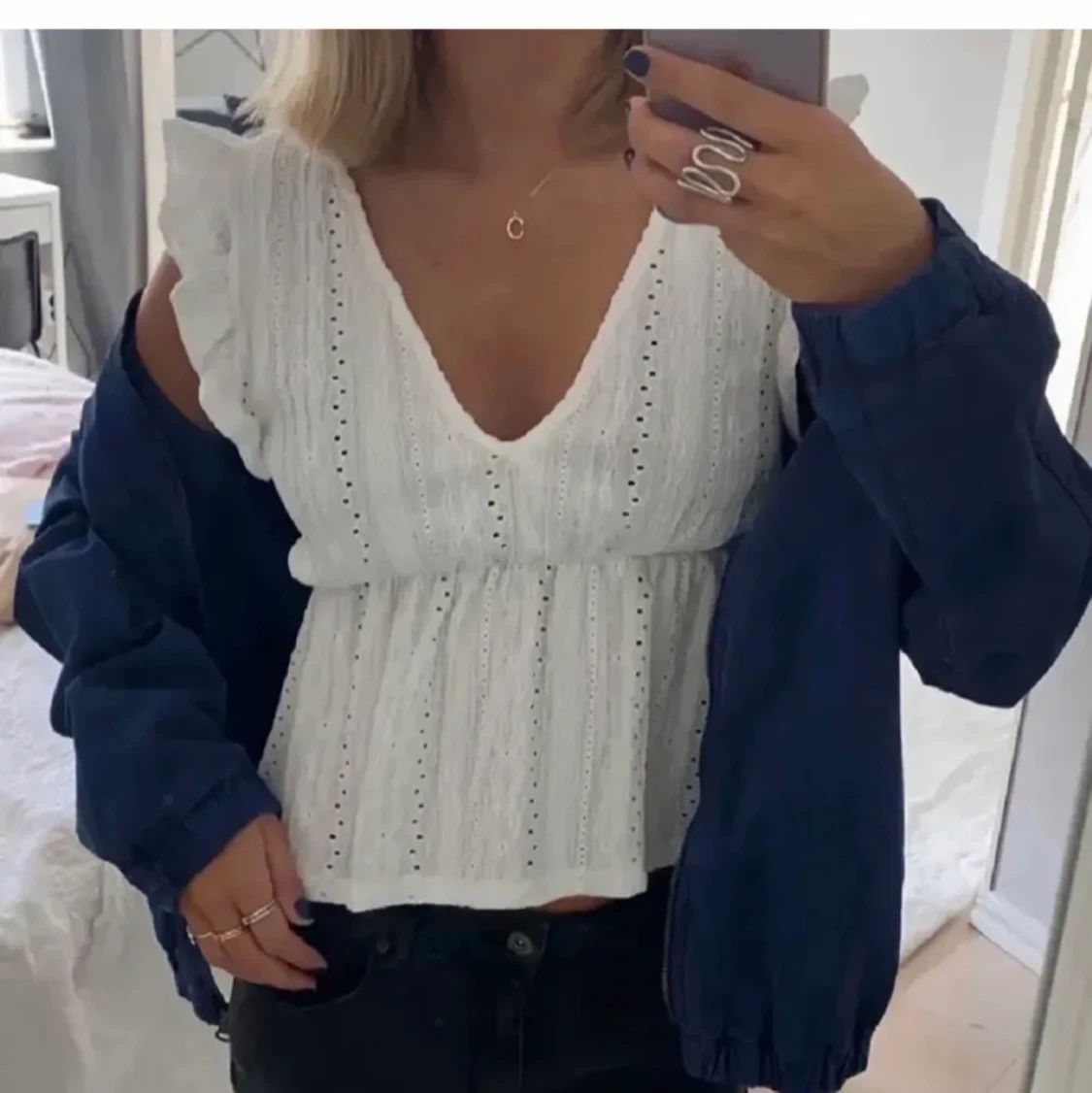 Gullig topp från pull and bear i M💕💕