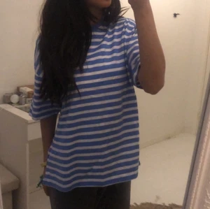 T shirt - En blå randig t-shirt från zara❤️