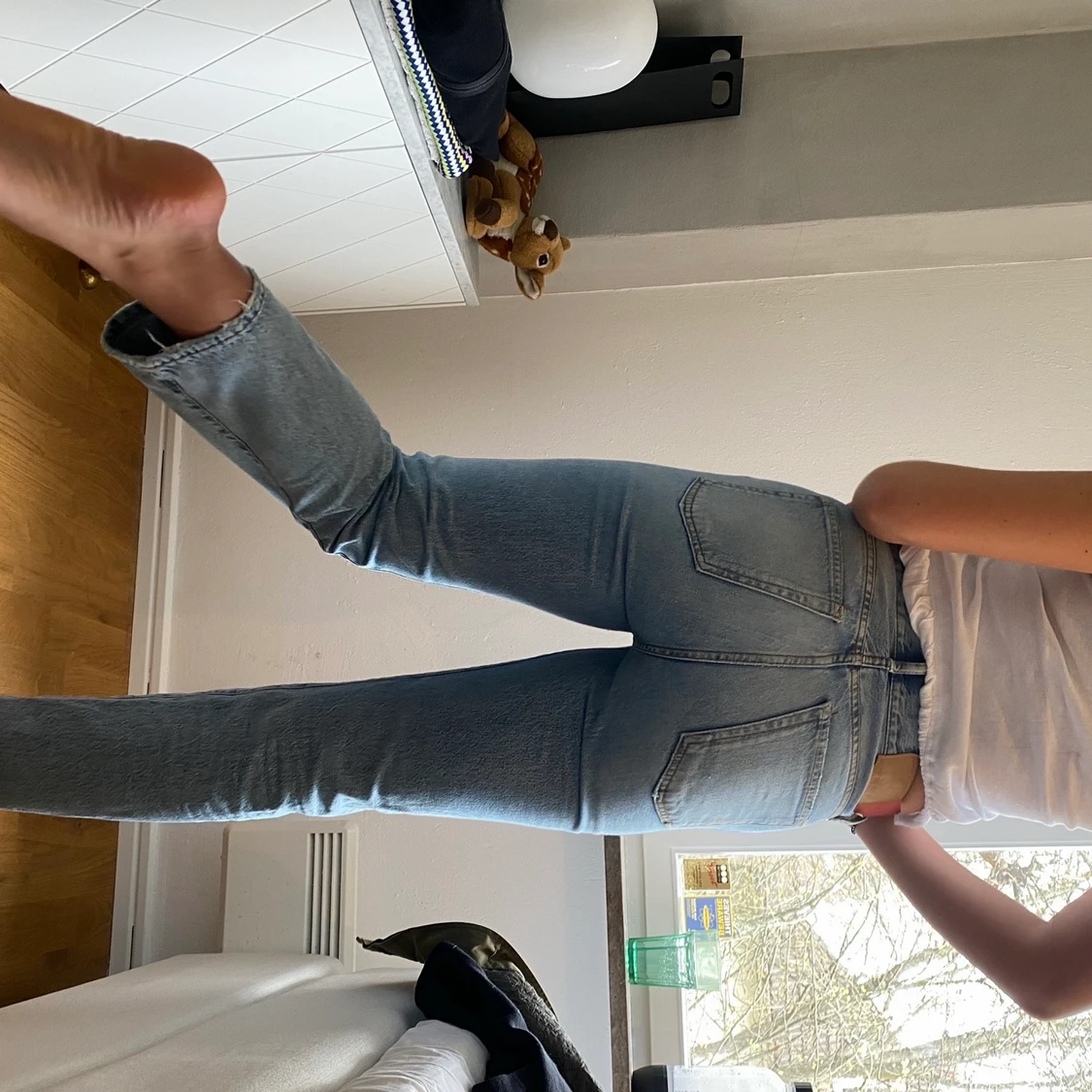 Acne jeans Blå konst 