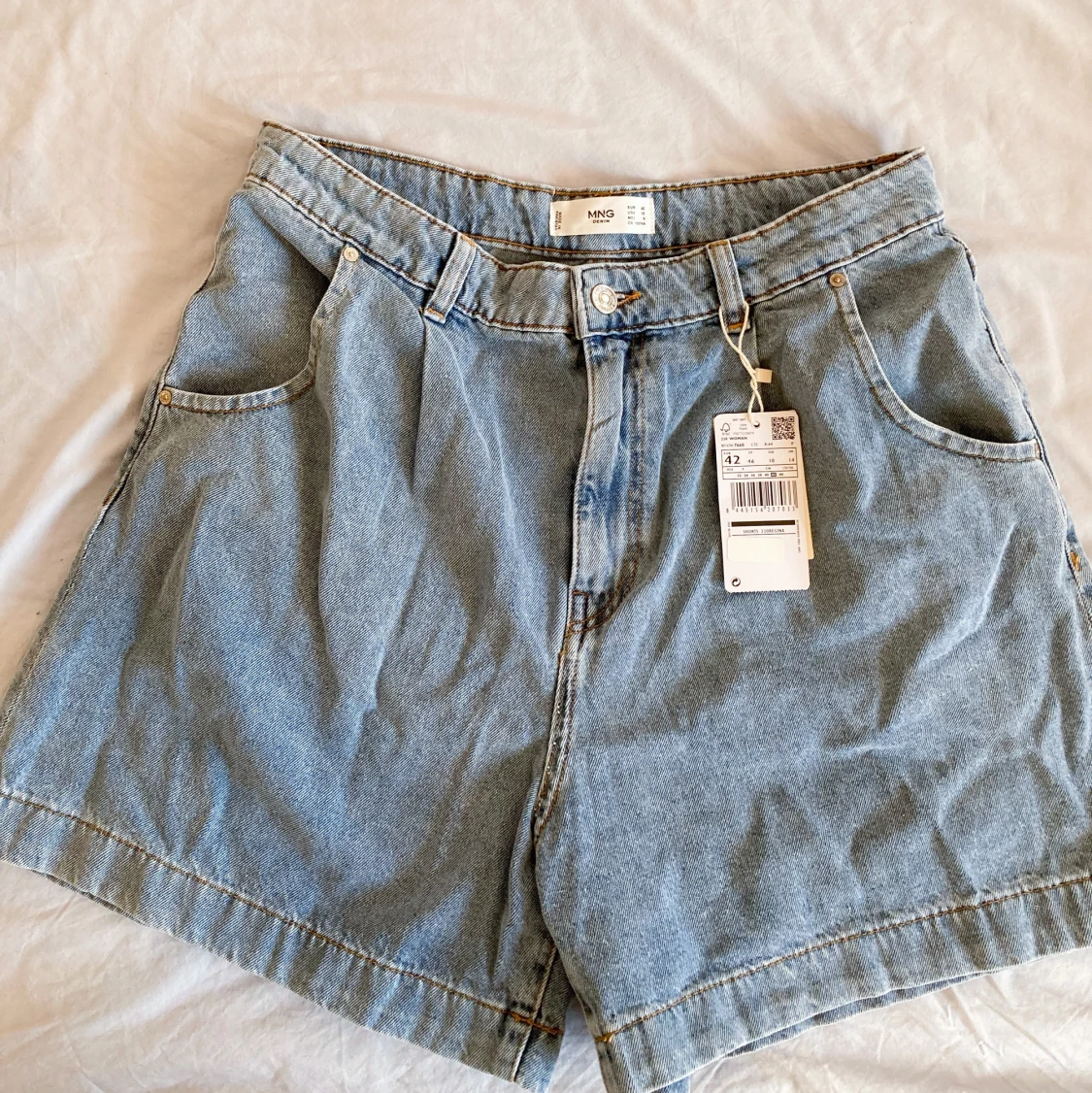 💙jeansshorts i mom-modell💙 - 90