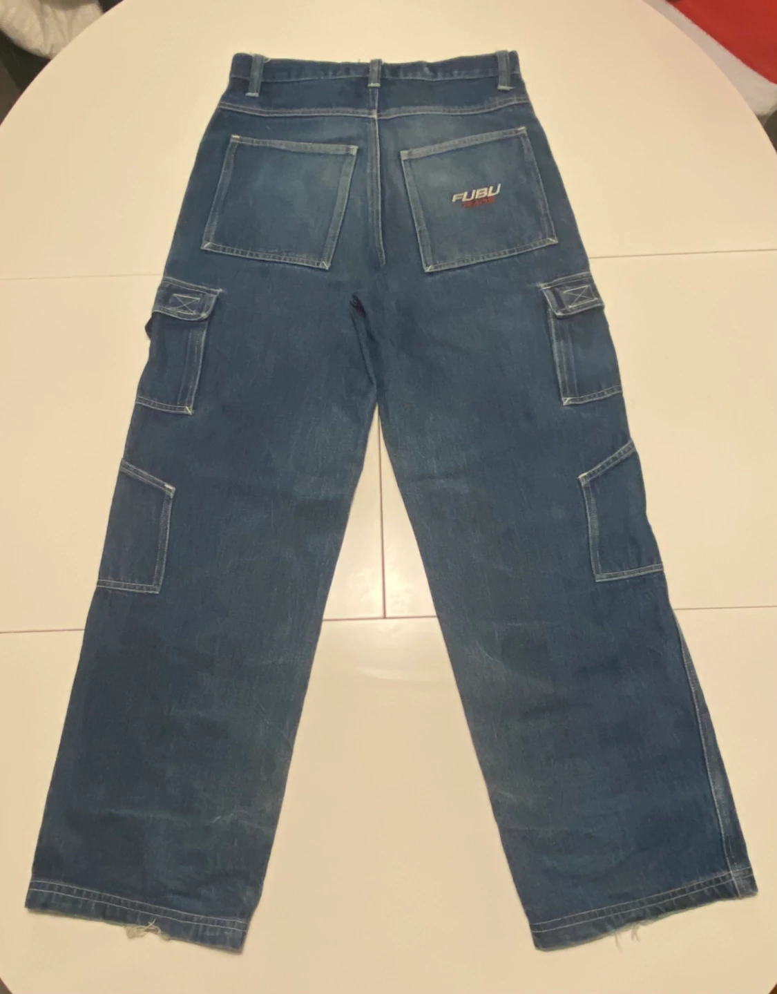 Jeans med fickor - 90