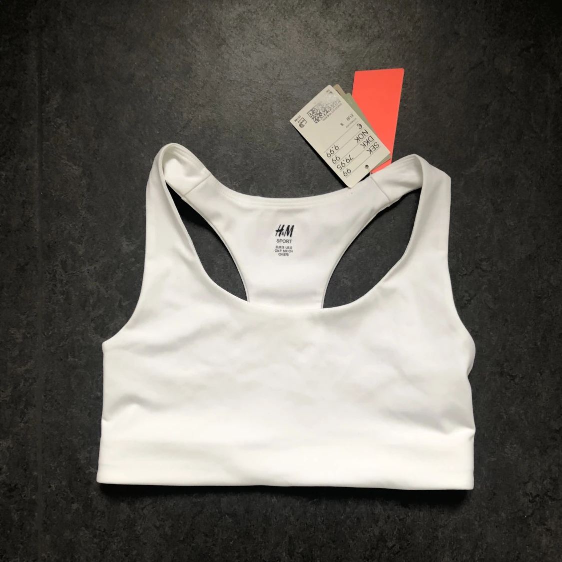 H&M vit sport-BH