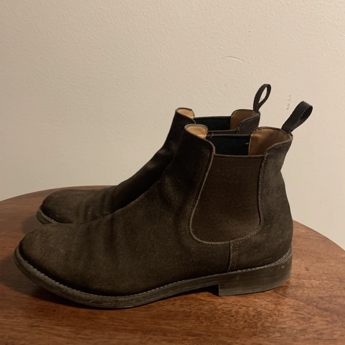 Church’s boots.