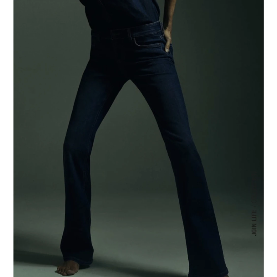 Lågmidjade bootcut jeans från zara - 90