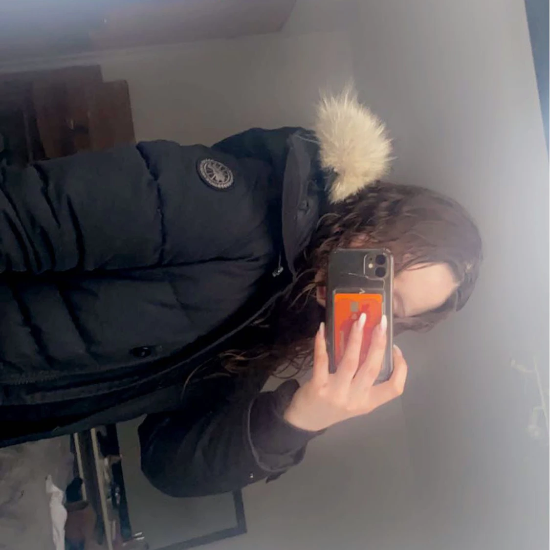 Canada goose med svart märke - 91