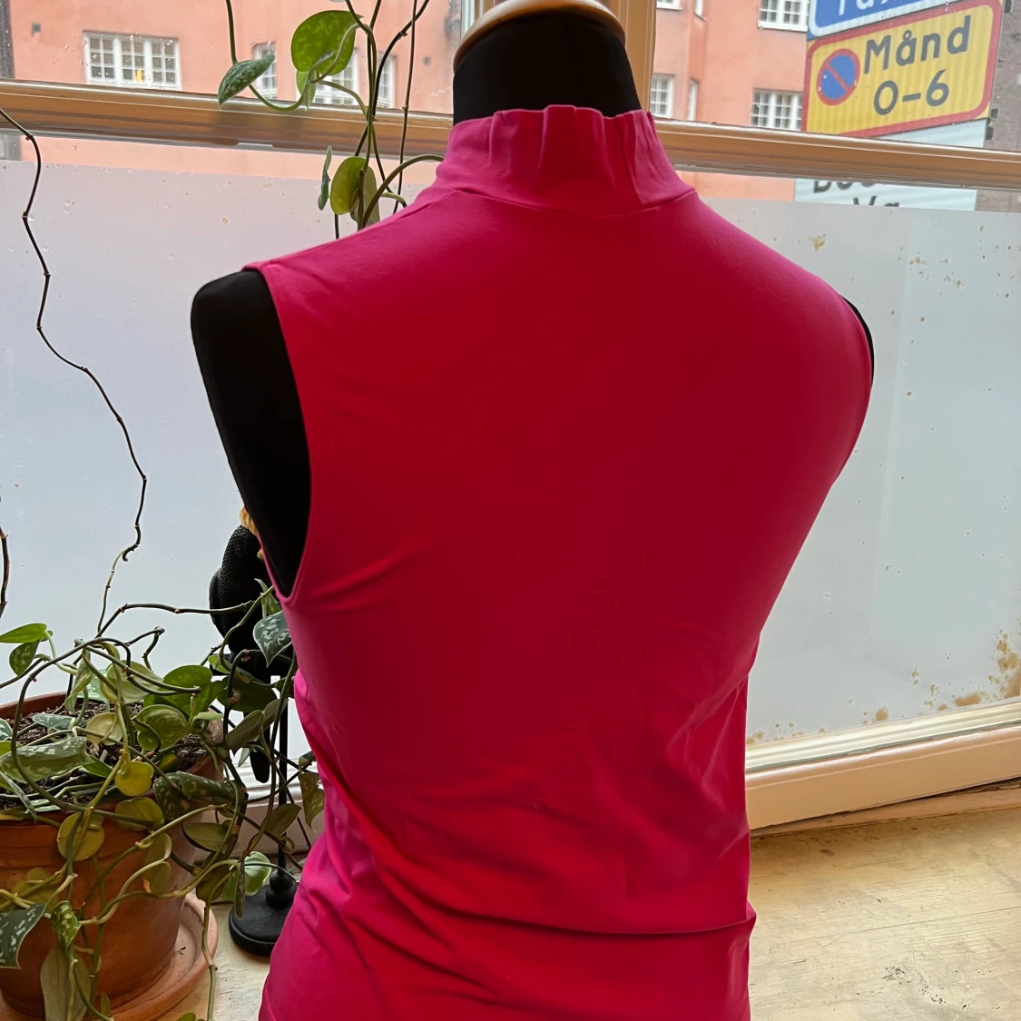 Trendigt rosa linne med tryck  - 91