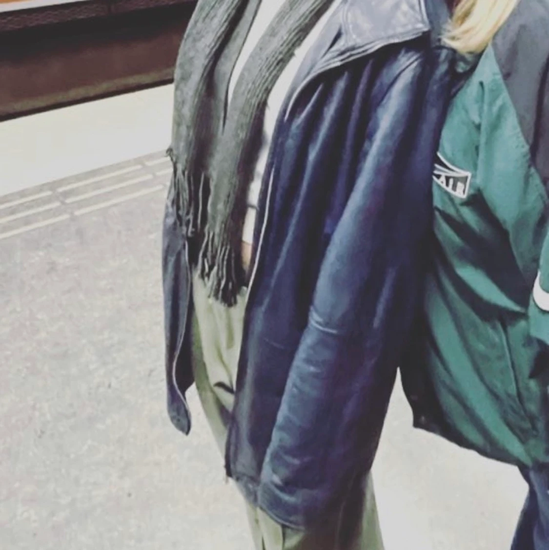 oversized skinnjacka - 90