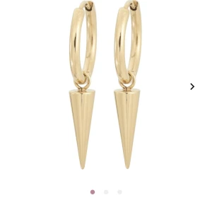 Edblad Peak Hoops Gold - Säljer mina superfina örhängen från Edblad! Säljer pga är en silvertjej! Mycket sparsamt använda!   Kan tänka mig byta mot ett par likadana i silver!