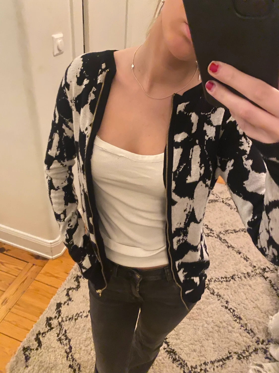 Mönstrad kofta!  - 90