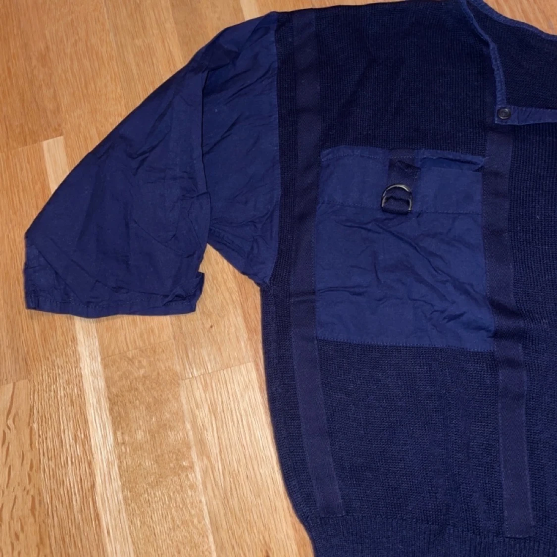 Vintage marinblå tröja, 38 - 90