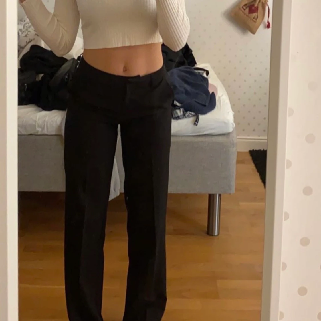 Mid Rise kostymbyxor  - 91