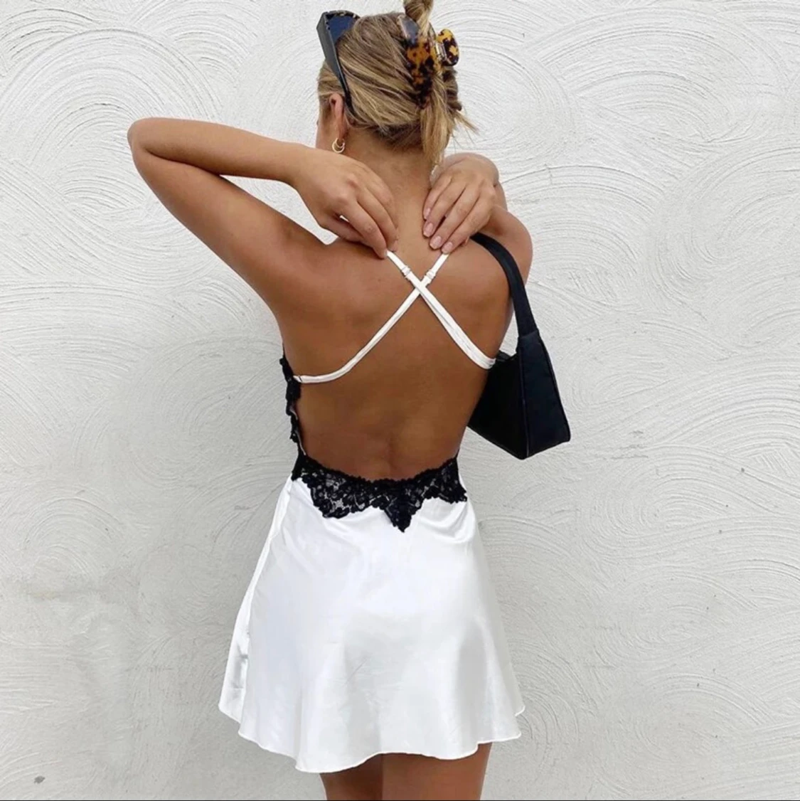 Satin klänning - 91