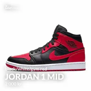 Säljer mina Jordan 1 i storlek 39 Ny skick, har andra likadana skor. Priset kan diskuteras, men gäller högsta bud. Knappt använt