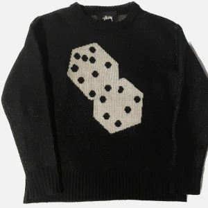 black stussy dice mohair knit medium - -SOLD-  +INTEREST CHECK - SEND OFFERS +HO: €250 +black stussy dice mohair knit +size: medium 