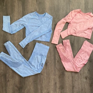 Träningset - Säljer dessa två superfina träningsset i strl S. De är använda en gång då dem ej passade mig. BLÅ SÅLT