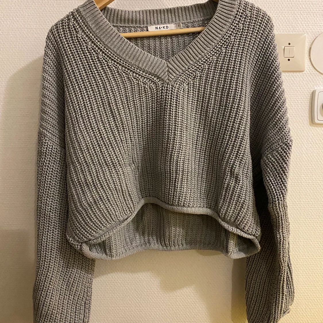 Stickad tröja na-kd